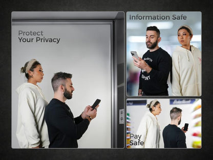 New MAGIC JOHN Premium Upgraded Privacy Screen Protector Dustproof Bubble-Free Ultra-Clear for iPhone & Samsung