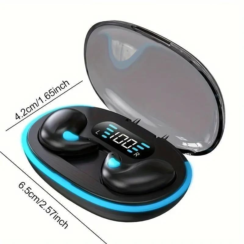 Wireless Headphones, Invisible Bluetooth-compatible Sleeping Earbuds, Noise Cancelling Headphone for Running, Exercising, Gaming Sports, Electronic Headset Audio, Back to School Gifts, Gifts for Friends, Valentine's Day Gift, Gaming Headset, Men Gifts