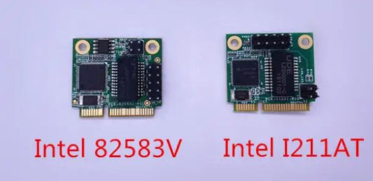 mpcie network -1&2P Mini PCIE  MINI PCI-E To Network  MPCIE to LAN 10/100/1000Mbps RJ45 Port i211 82583V 82574 Ethernet Dual LAN