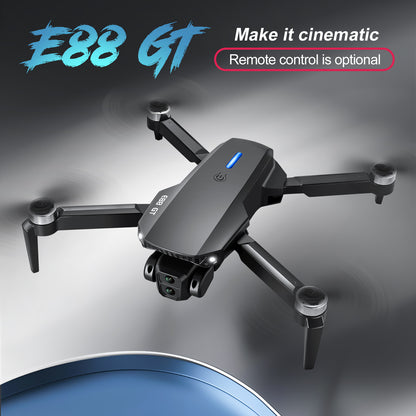 Cross-Border E88 GT Drone with Large Screen ESC Dual Camera HD Aerial Photography Optical Flow Long Battery Life Remote Control Aircraft Toy