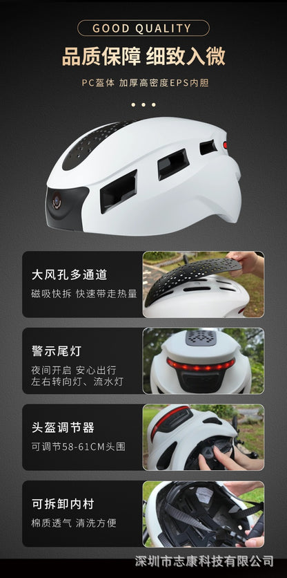 Cross-border New Ultra-clear Video Recording AI Voice Recorder Cycling Electric Vehicle Motorcycle Safety Helmet Smart Helmet