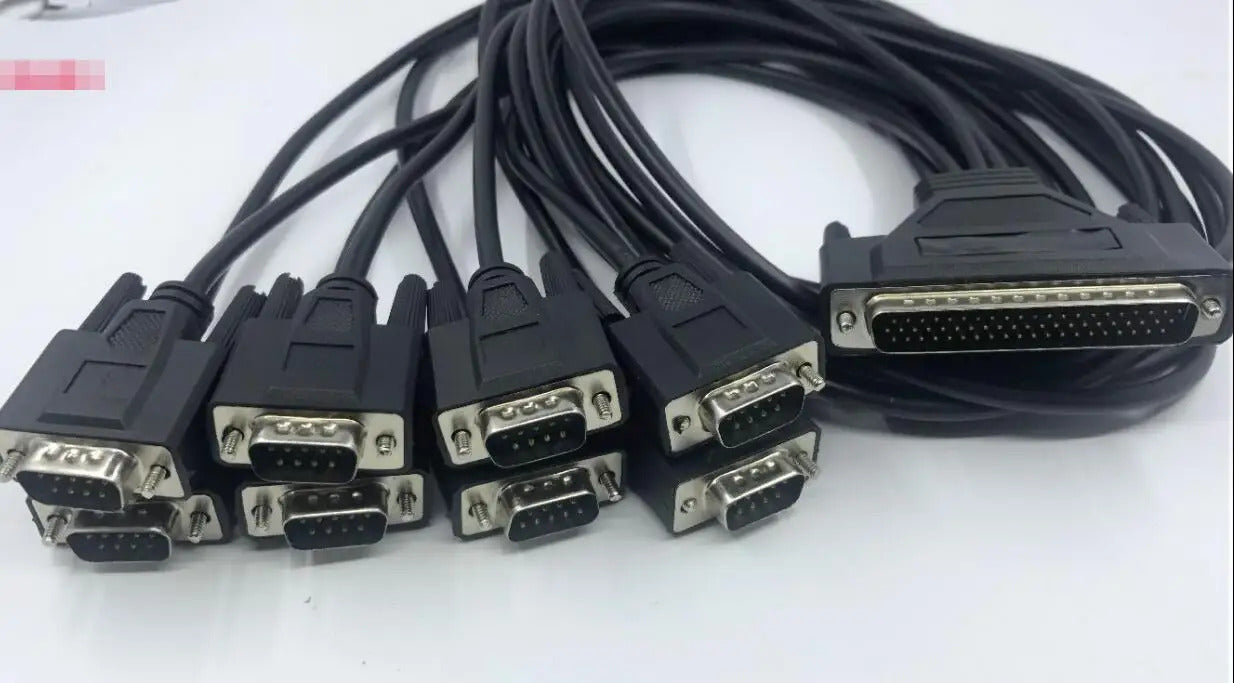CP-168U Nice Used Serial RS232 PCI Multi-Port Serial Card 62Pin to 8 x 9Pin Adapter Data