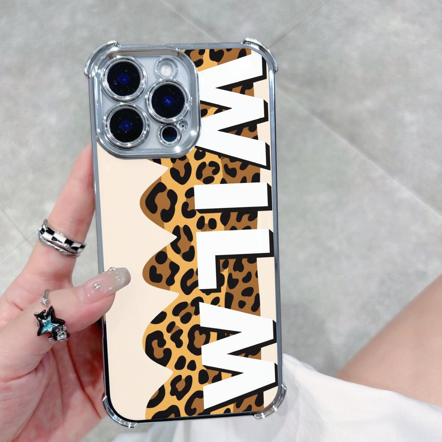 Glossy Oil Suitable for iPhone 17 Pro Max Phone Case 16P 15 12 14 13 11 Four-corner Anti-drop Electroplated Cross-border Outdoor