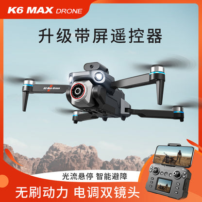 Cross-Border K6 MAX Drone with screen control, optical flow positioning, quadcopter with brushless motor, remote control airplane toy
