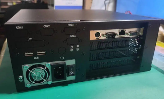 ASK-6104-FB2501 BOX PC IPC 3*ISA Slot Controller Mainboard with Motherboard FB-2501 CF 1U Power Supply PCA-6104 Backplane LPT