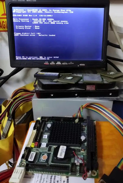 PFM-540I A1.0 100% OK original Fanless IPC CPU Board PC/104 Embedded Industrial Motherboard PC104 SBC with  LX800 Memory
