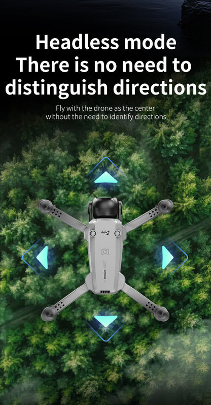 Cross-border Drone E4Foldable HD Aerial Photography Quadcopter VR Glasses Image Transmission Remote Control Airplane drone