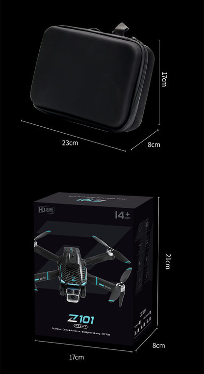 Cross-Border Z101Drone Long Endurance Obstacle Avoidance Aerial Photography Quadcopter Brushless Motor Remote Control Aircraft Drone
