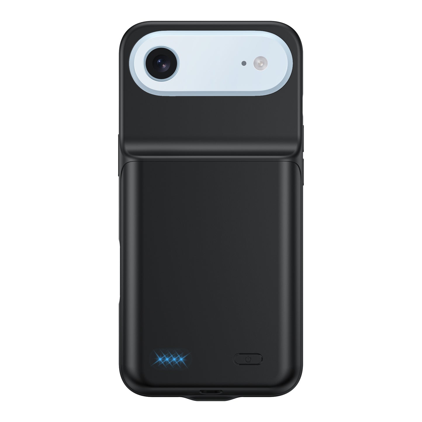 Suitable for Apple17promax/17ait Back Clip Battery Power Bank12Soft Rubber TPU Phone Case Power Bank