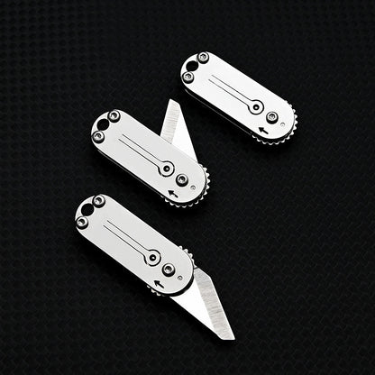 Cute Stainless Steel Mini Pocket Knife Portable Pocket Knife Keychain Pendant Unboxing Courier Knife