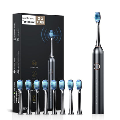 Toothbrush Household Adult Wholesale Non-Rechargeable Waterproof Small Gift Sonic Vibration Soft Hair Electric Teeth
