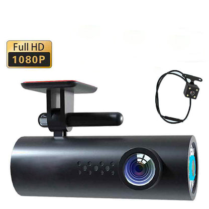 Cross-border HD Dash Cam wifi Mobile Phone Interconnection Starlight Night Vision Dual Lens Car Mount DVR Driving Record