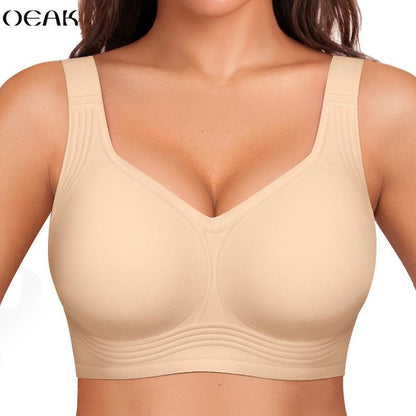 Women Wirefree Bras for Women Full Coverage No Underwire Everyday Bras Comfortable Wireless Padded Bras