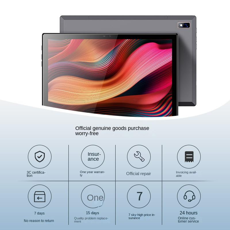 2025 New 10.1 Inch Digital Gaming Android Tablet for Students