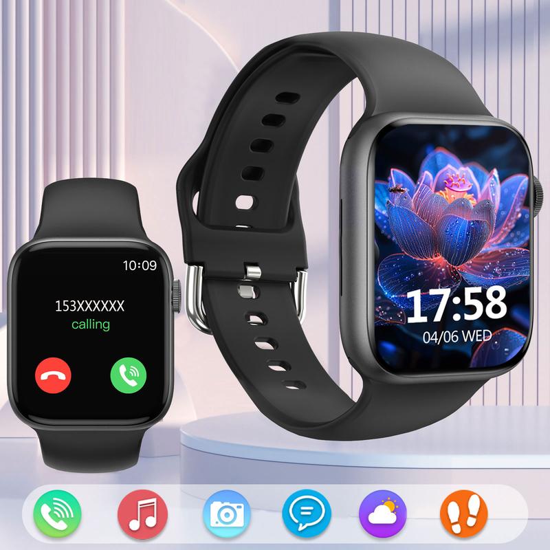Hot Sale 2.01-inch HD Touchscreen Smartwatch - Wireless Calling, Photo Capture, Music Control | Android/iOS Compatible, Unisex Style, Custom Watch Face, Alarm & Call/SMS Alerts