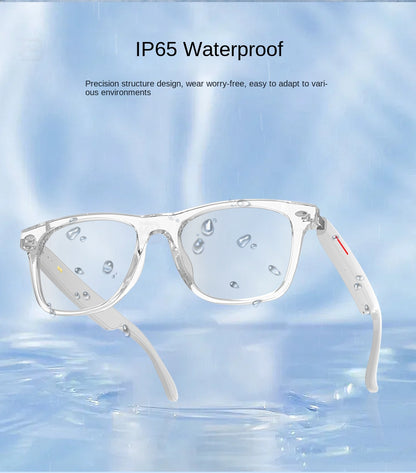 Black Technology Translation Smart Wireless Bluetooth Headset Myopia Glasses Anti-Blue Light Voice Call IOS Android Universal