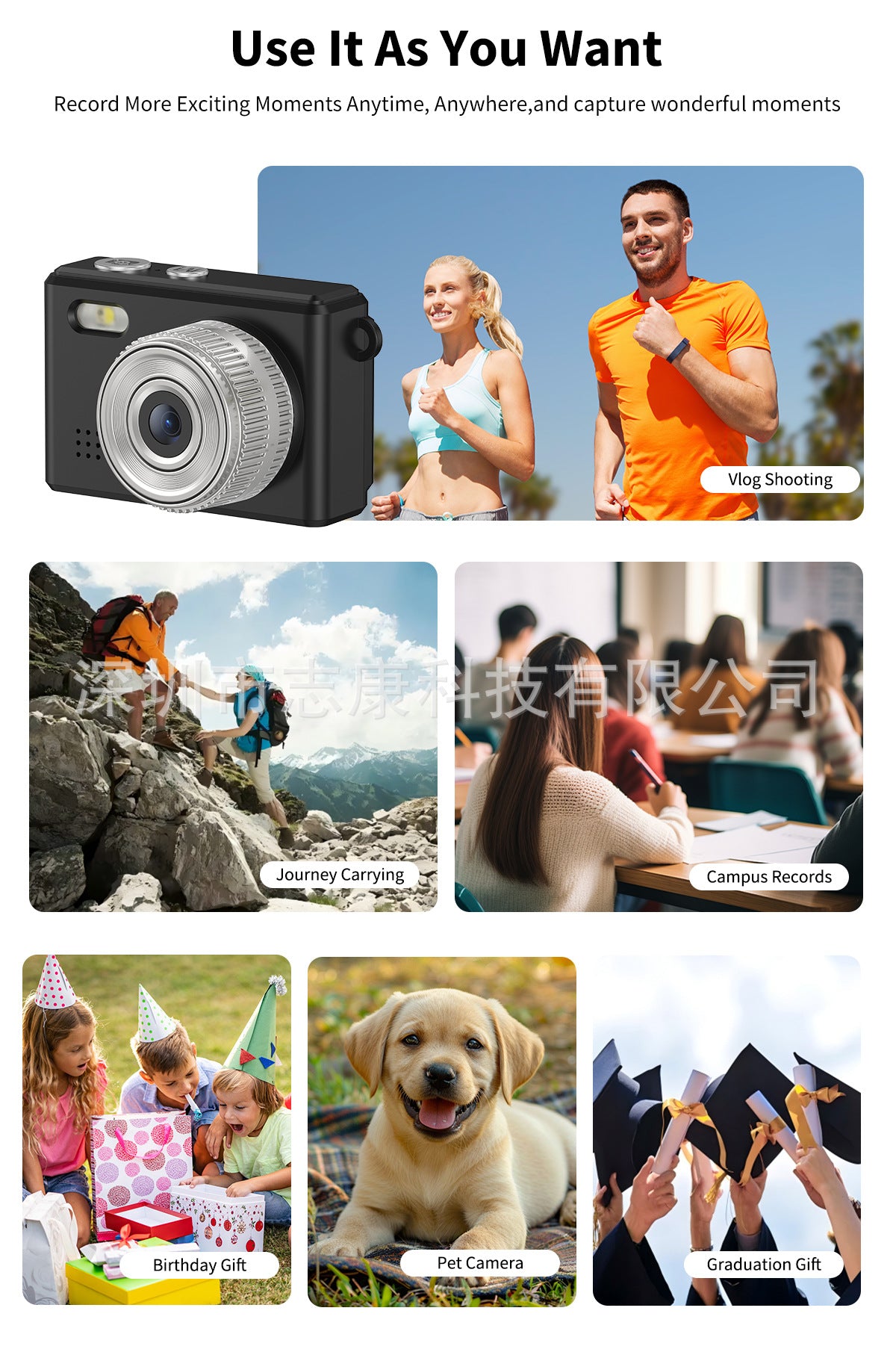 Thumb Camera Cross-Border HD Sports DV Pocket Motorcycle Riding Recorder Mini Mini Digital Camera