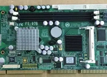 FS-97B 100% OK Original IPC Board Full-size CPU Card ISA Industrial Mainboard PICMG 1.0 with CPU RAM 1*LAN