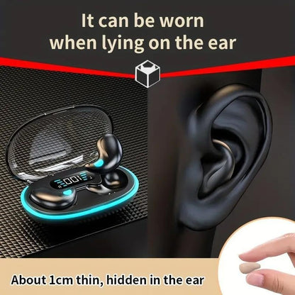 Wireless Headphones, Invisible Bluetooth-compatible Sleeping Earbuds, Noise Cancelling Headphone for Running, Exercising, Gaming Sports, Electronic Headset Audio, Back to School Gifts, Gifts for Friends, Valentine's Day Gift, Gaming Headset, Men Gifts