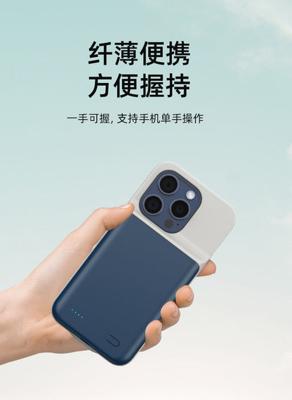 Suitable for Apple15/14/13Mini/12Pro Back Clip Battery iPhone11/12Wireless Power Bank for Mobile Phones