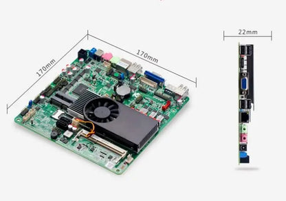 i5-3317u i5-3210M Mini-ITX Motherboard Core CPU IPC SBC Embedded Ultra-thin Mainboard with 6*COM LAN LPT PS/2 DC-12V DDR3 LVDS