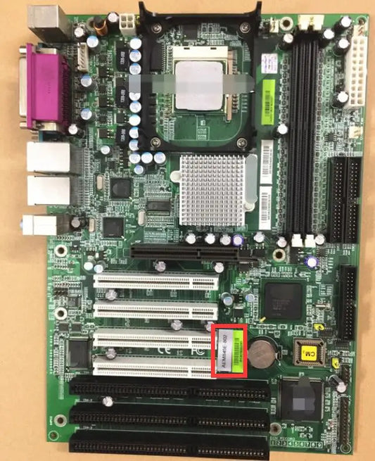 AEM845E-802 100% OKOriginal Embeddedl IPC Mainboard industrial motherboard with CPU RAM 4*PCI 2*LAN 3*ISA with CPU RAM AGP card