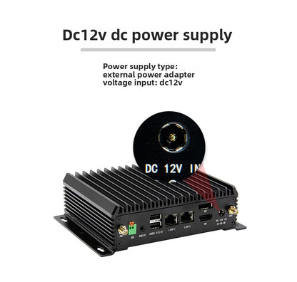 ADSYNCTEK  C2120E-C2 Dual Network 2 Serial Port Fanless Industrial Control Machine Wifi6 Wall-Mounted 8 Generation Mini Industrial Control Host
