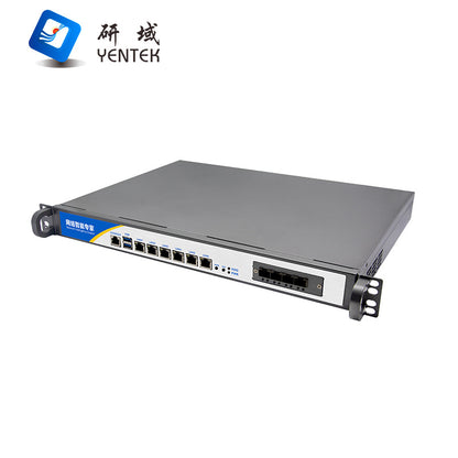 Gigabit 6-Port Chinese Soft Router Host Feiteng D 20.0million Gigabit 2/4 Optical Port Rack-Mount Industrial Control Server