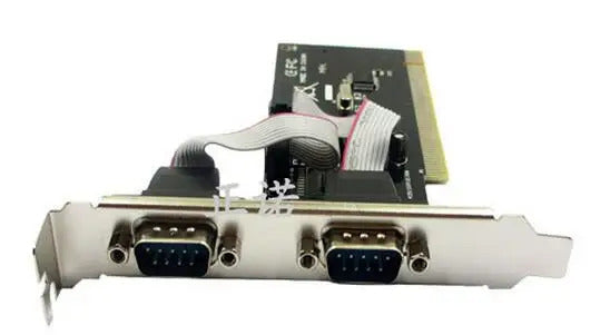 PCI To RS232 RS-232 9Pin Card 2XPorts DB9 Serial Port 1Mbps 16C550 WCH351 New Expansion Cards For POS LED Control WinXP/7/8