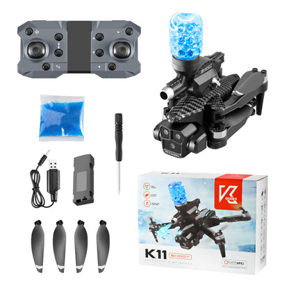 K11Max Drone Brushless Motor Three-Camera Aerial Photography Quadcopter Water Bomb Launch Remote Control Aircraft Drone