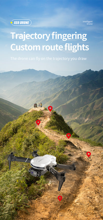 XS9Cross-border Drone4K Dual Camera HD Aerial Photography Foldable Drone with Altitude Hold V88Remote Control Airplane Toy