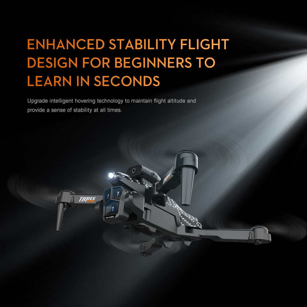 Cross-Border K10MAX High-definition Three-camera Aerial Photography Drone Obstacle Avoidance Remote Control Aircraft Optical Flow Quadcopter drone