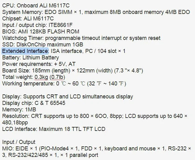 SBC-357 100% OK Original IPC ISA Bus motherboard MTO-357 4M Half-Size CPU Card PICMG 1.0 Mainboard With CPU RAM
