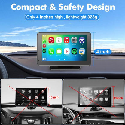 【PASLDA】2025 Upgraded Wireless CarPlay Screen: The Ultimate Portable Car Play Adapter for Seamless In-Car Entertainment Springtok