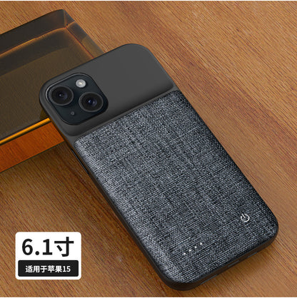 Suitable for Apple15/14/13Mini/12Pro Back Clip Battery iPhone11/XR Wireless Power Bank for Mobile Phones