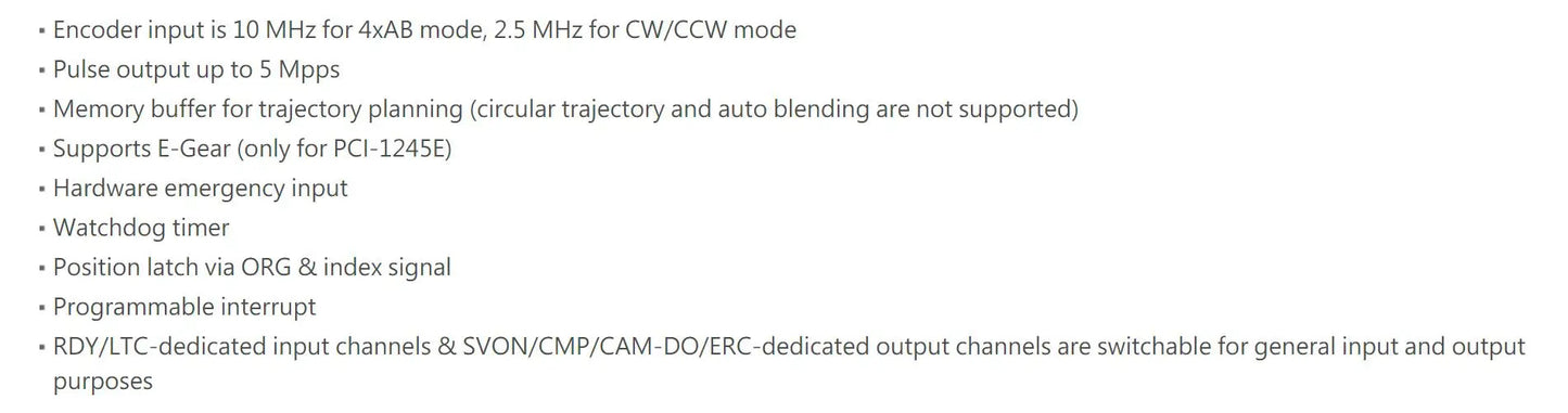 PCI-1285E Economic DSP-based 4/8-axis Stepping and Servo Motor Control Universal PCI Card