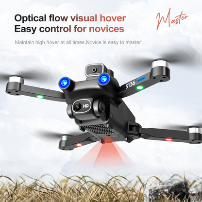 Cross-Border S136Uav GPS Positioning Brushless Motor HD Dual Camera Aerial Photography Obstacle Avoidance Remote Control Aircraft Drone