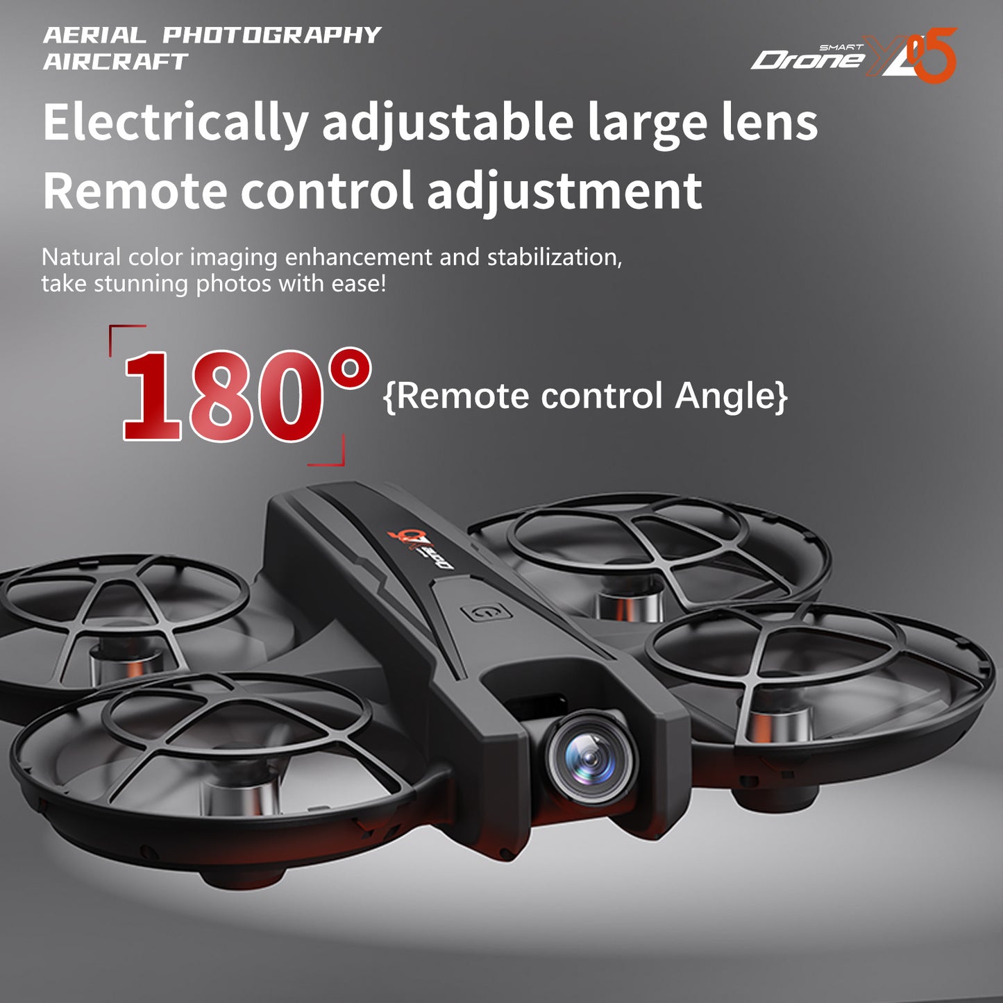 Cross-Border YL05Drone Flying Across Large Screen Without Phone Aerial Photography HD Optical Flow Brushless Toy Airplane