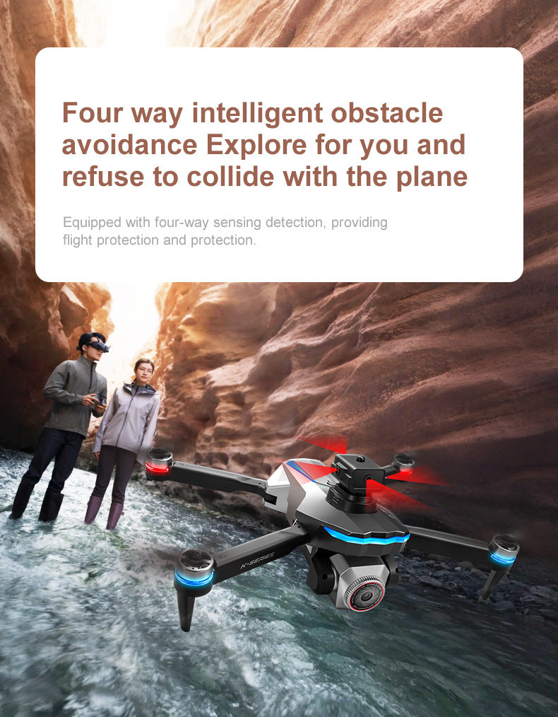 Cross-Border K16Drone remote control with screen brushless long battery life remote aircraft with obstacle avoidance High-Definition Aerial Drone