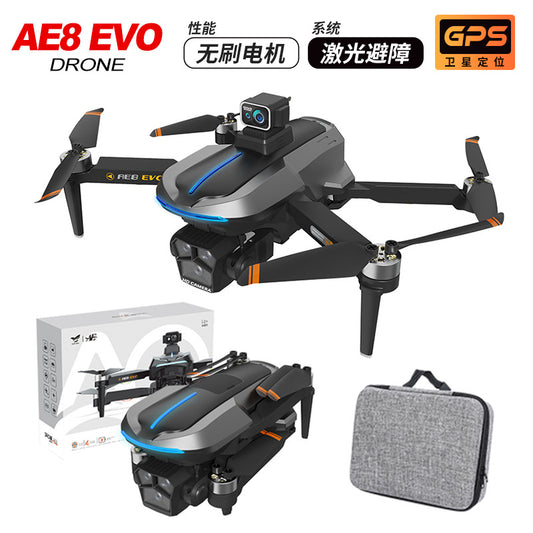 Cross-Border AE8EVO Drone Brushless Motor HD Professional Aerial Photography360Omni-directional Obstacle Avoidance Drone Drone