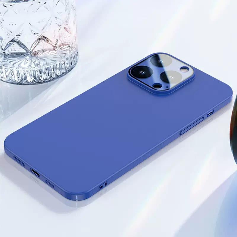 Compatible with iPhone 15 14 13 12 PRO MAX Integrated Lens Protector Glass Matte Phone Case Apple 14 Ultra-thin 13 Hard Protective Cover