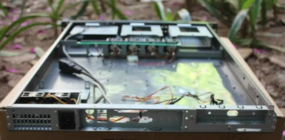 New Embedded 1U IPC Chassis 1U rackmount case depth 630mm For Micro ATX/ATX  17 * 17CM motherboard server firewall computer