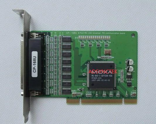 CP-168U Nice Used Serial RS232 PCI Multi-Port Serial Card 62Pin to 8 x 9Pin Adapter Data