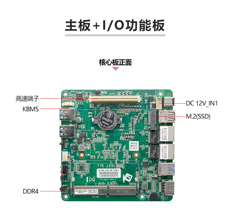 Industrial Control P2150S-H Dual Network 2 Serial Dual HDMI Mini Industrial Computer Host Micro J6412 Industrial PC