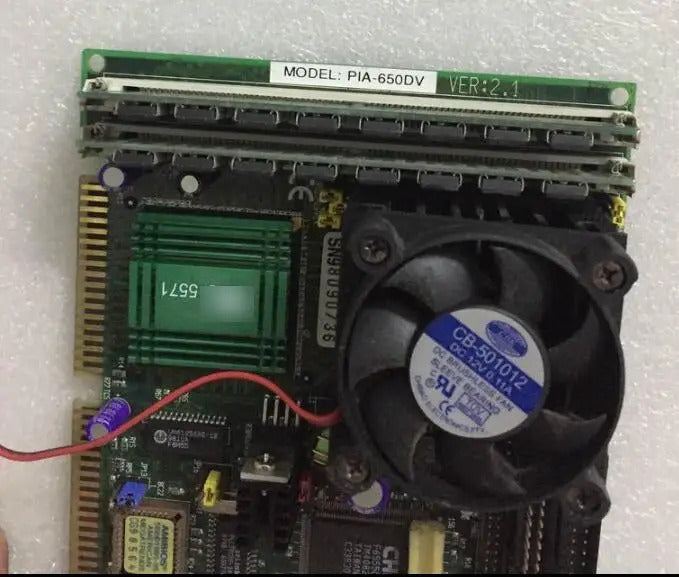PIA-650DV VER:2.1 100% OK Original IPC Board ISA Slot Industrial motherboard Half-Size CPU Card PICMG1.0 with CPU RAM