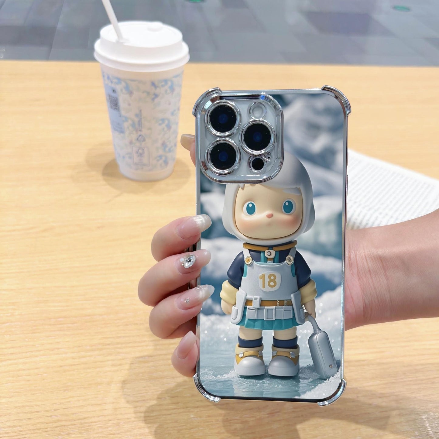 Glossy Oil Suitable for iPhone 17 Pro Max Phone Case 16P 15 12 14 13 11 Four-corner Anti-drop Electroplated Cross-border Outdoor