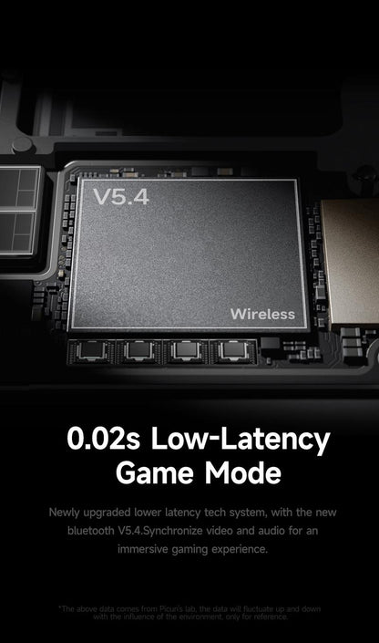Picun F8 Pro Wireless Headphones - 52dB Noise Cancellation, 5 Smart ENC Mics, Detachable Fabric Ear Cushions, 140 Hour Long Battery Life,  Premium Audio Seamless Dual Device Connection for All-Day Use and Boosted Productivity Bluetooth