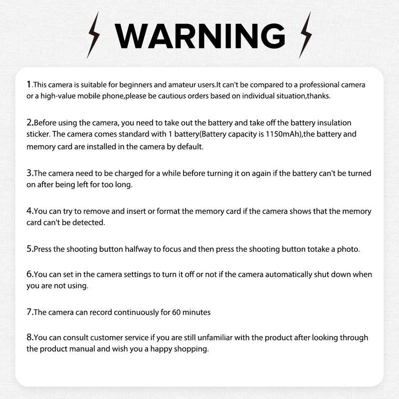 4K 64MP Digital Camera, 3.0 Inch 180° Flip Screen Vlogging Camera With LED Fill Light, 18X Digital Zoom Camera With Rechargeable Battery, 32GB TF Card