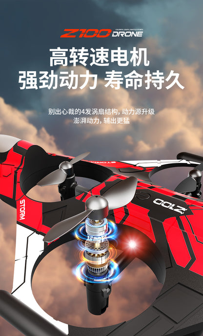 Cross-Border Z100Fighter Four-Channel Suspension Four-Axis Drone Altitude Hold Roll Stunt Gyro Light Aircraft Low Price