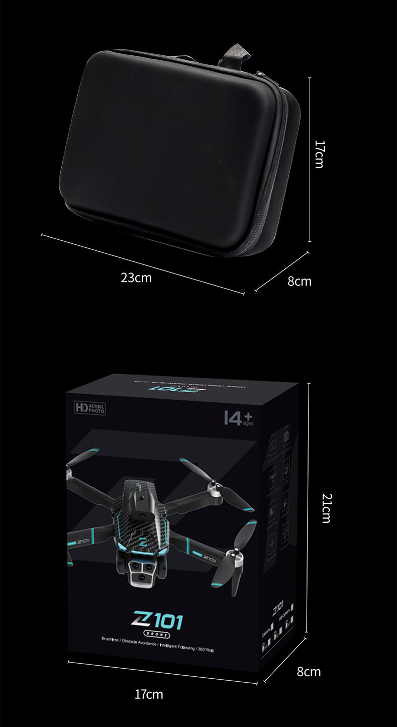 Cross-Border Z101Drone Long Endurance Obstacle Avoidance Aerial Photography Quadcopter Brushless Motor Remote Control Aircraft Drone